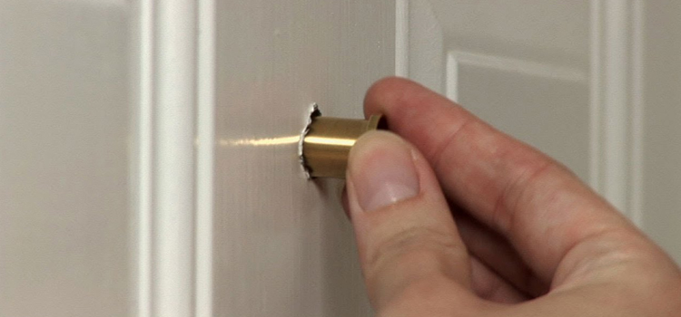 peephole door repair in Midway